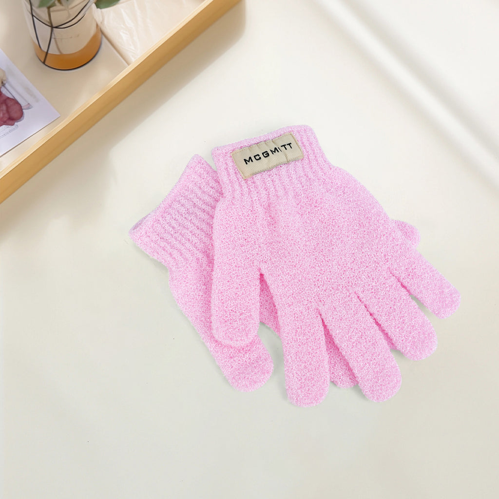 MCGMITT Brand Exfoliating Dual Texture Bath Gloves for Shower,Massage and Body Scrubs, Dead Skin Cell Remover