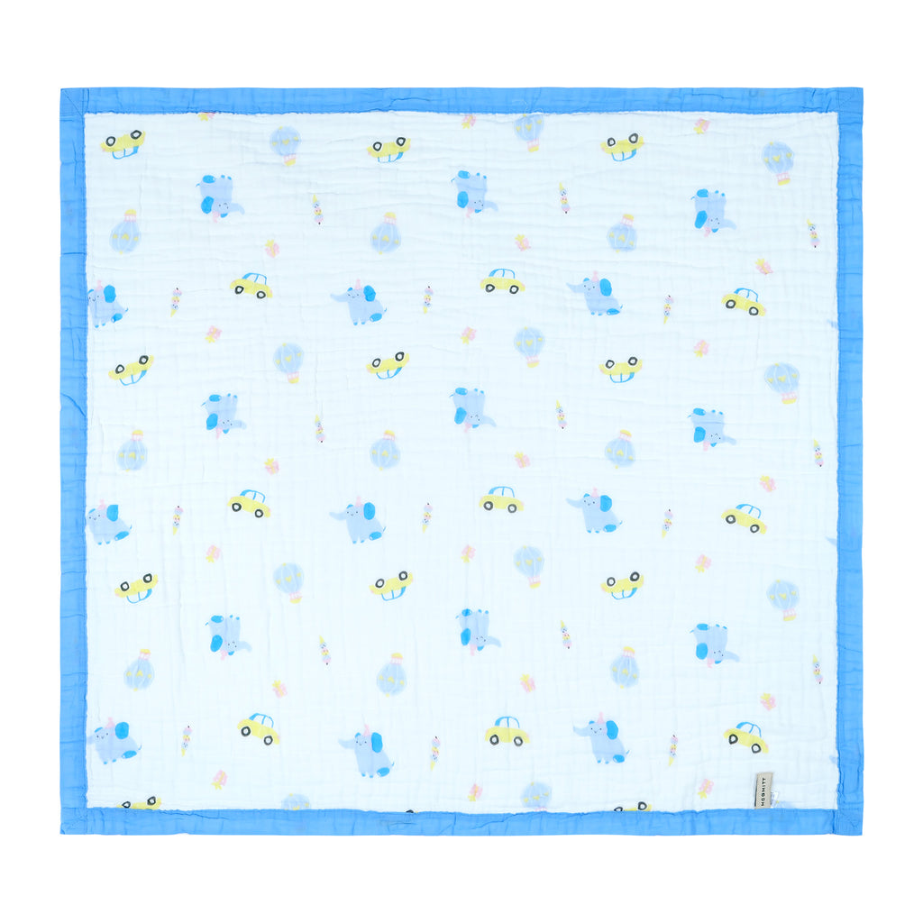 MCGMITT Brand Baby Bath Towels, Muslin Cotton Hooded Baby Towels for Newborn, Infant and Toddler, Soft and Absorbent Unisex Bath Essentials