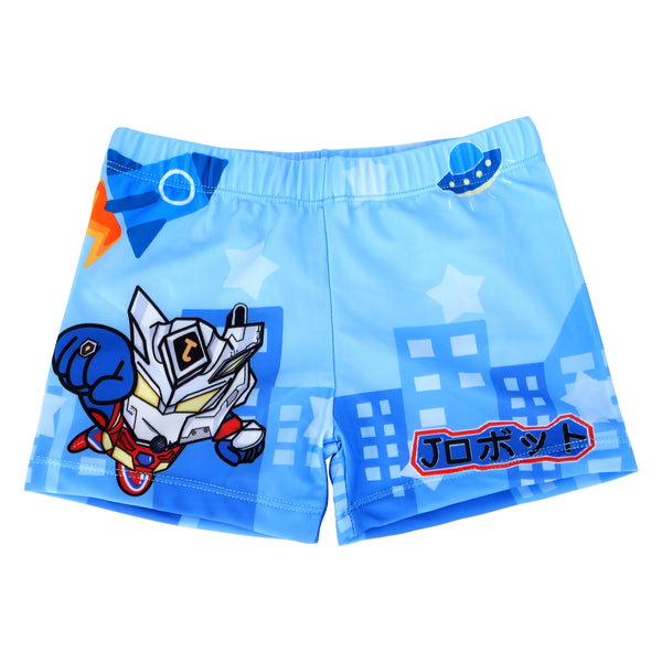 MCGMITT Brand The Ocean Explorer Boys' Cartoon Swim Trunks Quick Dry Soft Elastic Waist for Baby & Toddler