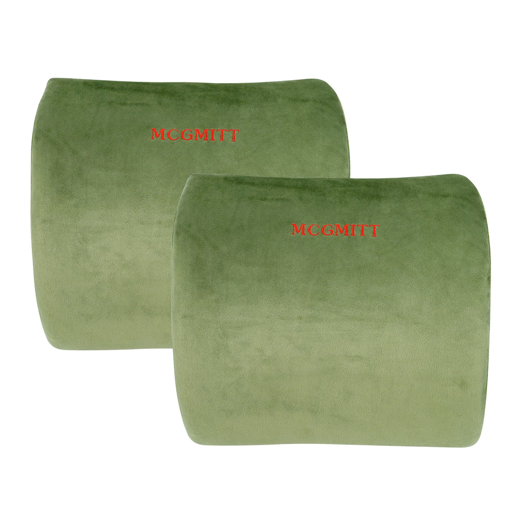MCGMITT Brand Portable lumbar support pad/massage pillow suitable for travel, office, and car use