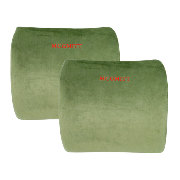 MCGMITT Brand Portable lumbar support pad/massage pillow suitable for travel, office, and car use