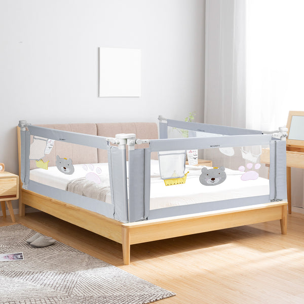 MCGMITT Brand 1PCS Baby Bed Guardrail Bed Rail Guard for Kid Fence for Bed Protective Barrier for Bed Safety Railing for Children Bed