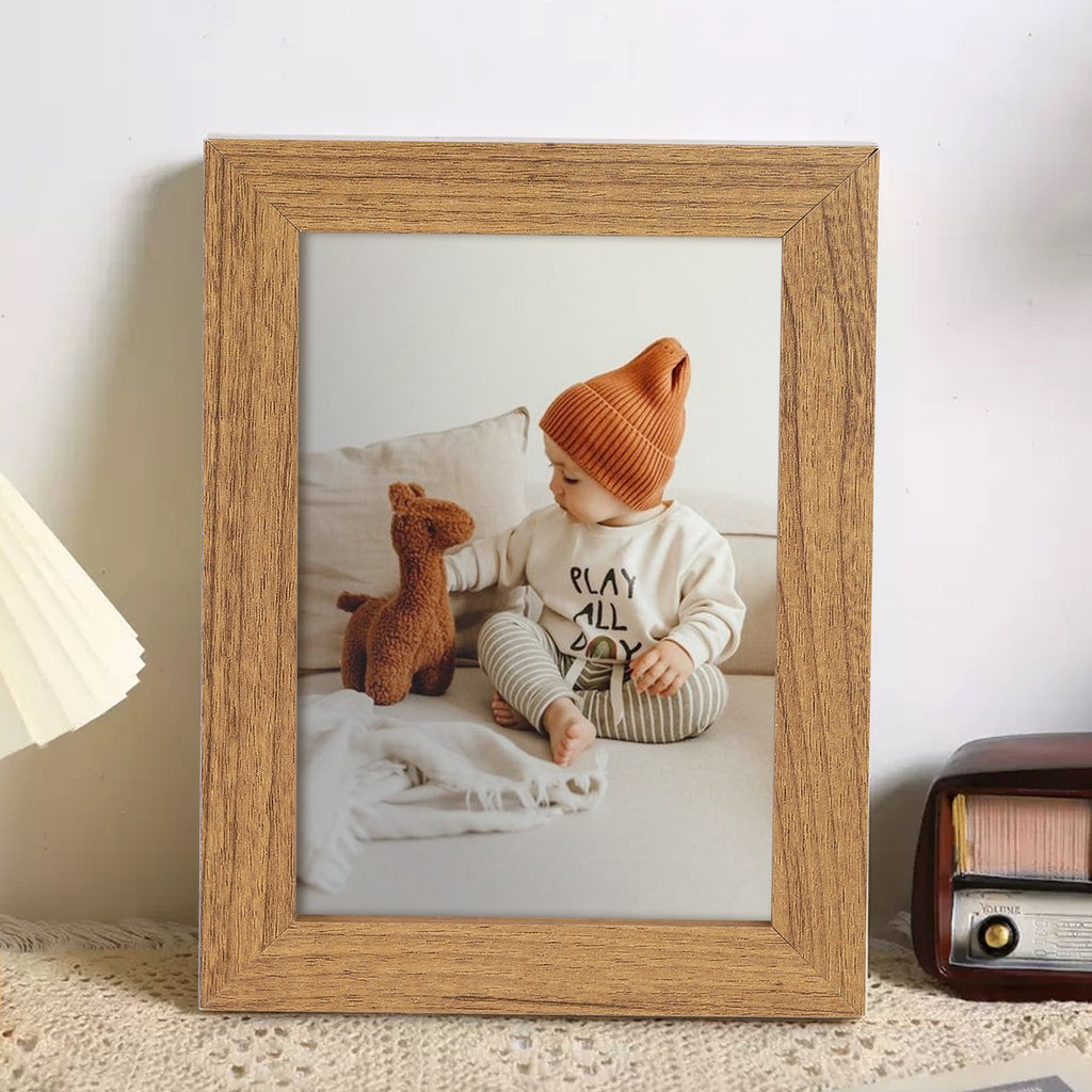 MCGMITT Brand ‌1PC Shadow Box Frame Wooden Photo Frame For Dried Flower Rectangular Glass Display Case For Flora Ticket Crafts